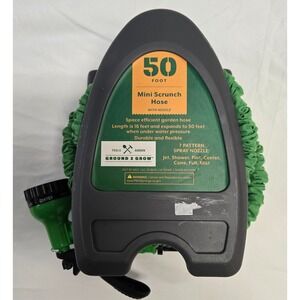 50 Feet Expandable Garden Hose with Multi-Function Spray Nozzle